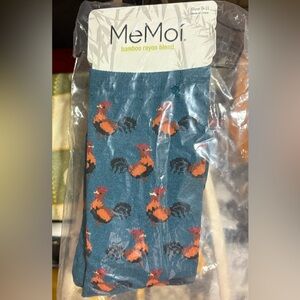 MeMoi Rooster Pattern Socks